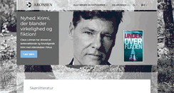 Desktop Screenshot of forlagetaronsen.dk